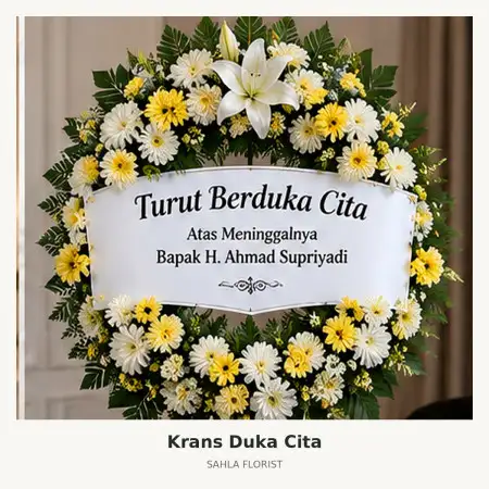 Krans Bunga Duka Dukuh Pakis